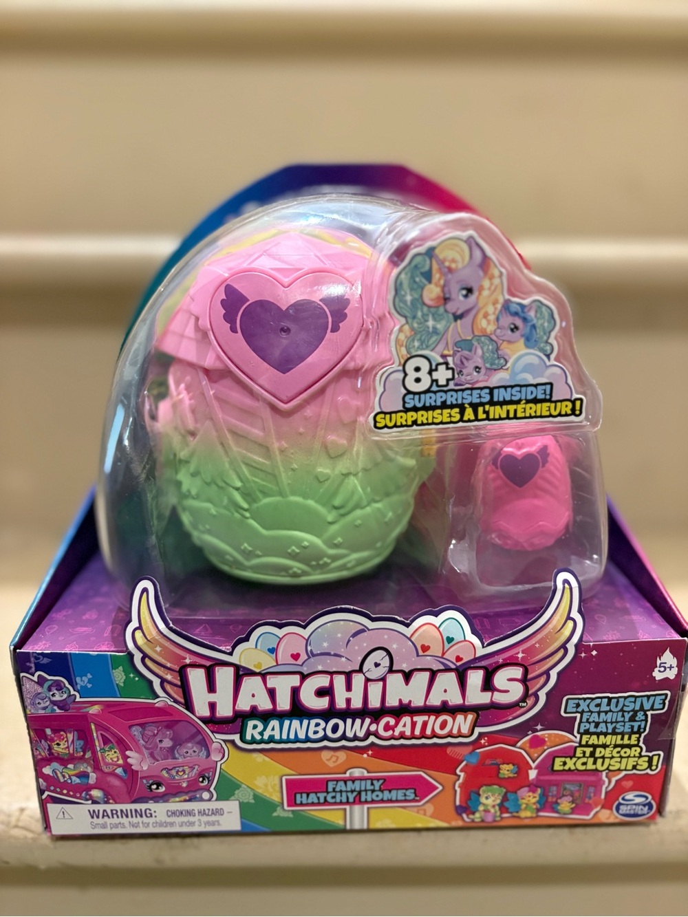 Hatchimal Rainbow-cation Pink & Green Surprise Egg